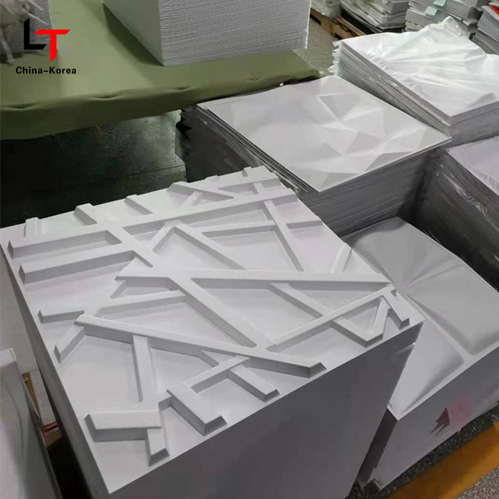 আধুনিক 3D পিভিসি ওয়াল প্যানেল/স্টিকার লিভিং রুমের বেডরুমের ওয়াল ডেকোরেশনের জন্য অভ্যন্তরীণ ওয়াটারপ্রুফ ম্যাট ব্ল্যাক ডায়মন্ড শেপ