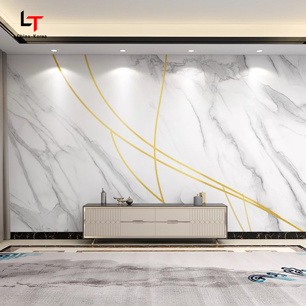 1220×2440mm পিভিসি কার্বন ক্রিস্টাল প্যানেল জলরোধী ফায়ারপ্রুফ ডেকোরেটিভ ওয়াল ক্ল্যাডিং ইউভি লেপ সহ ইনডোর আউটডোরের জন্য