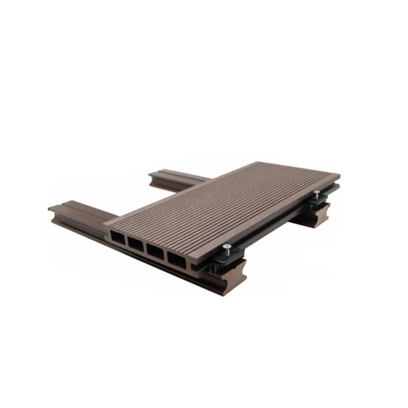 DIY মেঝে স্ন্যাপ অন আউটডোর ওয়াটারপ্রুফ Wpc প্যাটিও কম্পোজিট ইঞ্জিনিয়ারড ফ্লোরিং ইন্টারলকিং ডেকিং টাইল বোর্ড